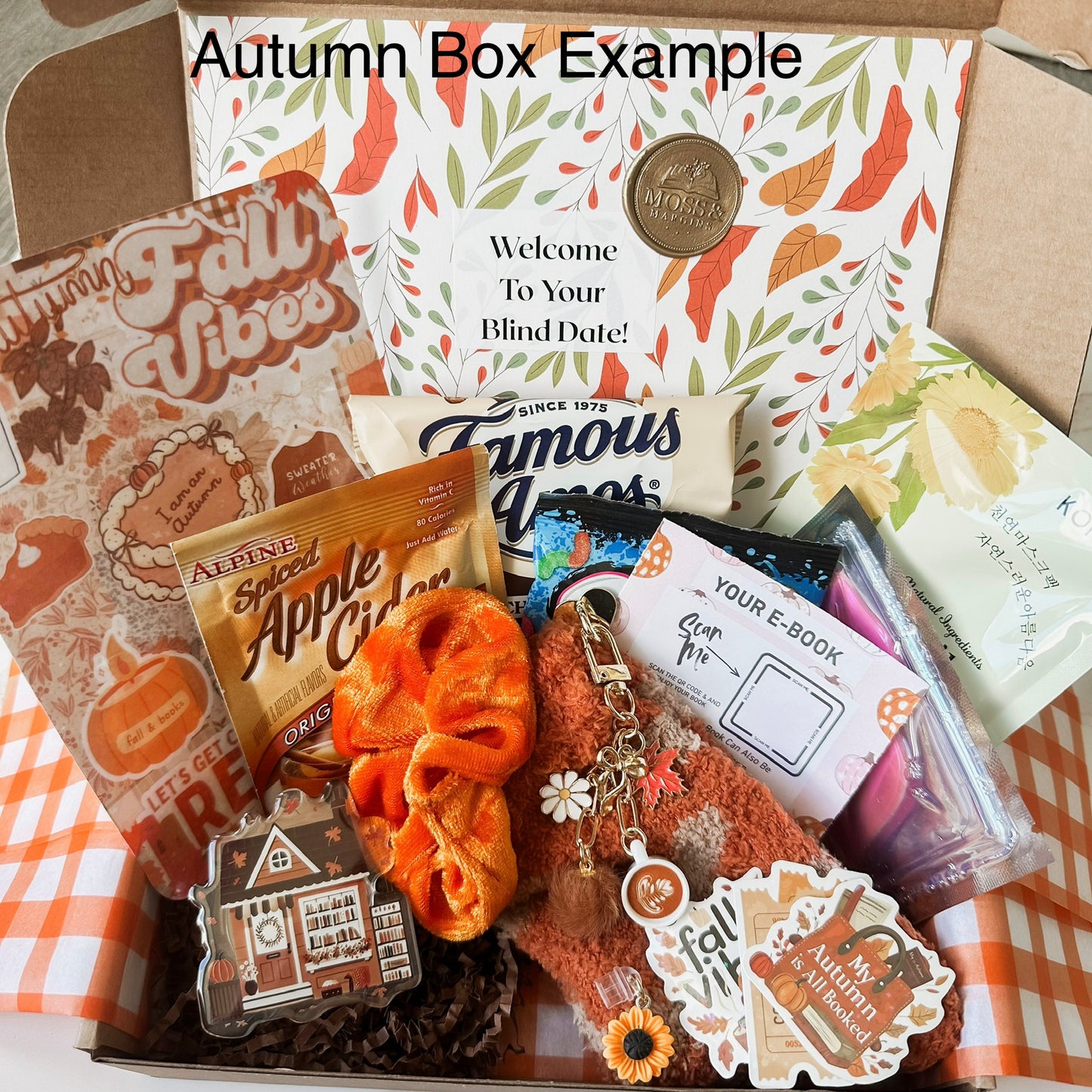 Autumn Theme Limited Edition Ultimate Cozy Kit: Blind Date with Kindle Accessories and E-Book Bundle Box