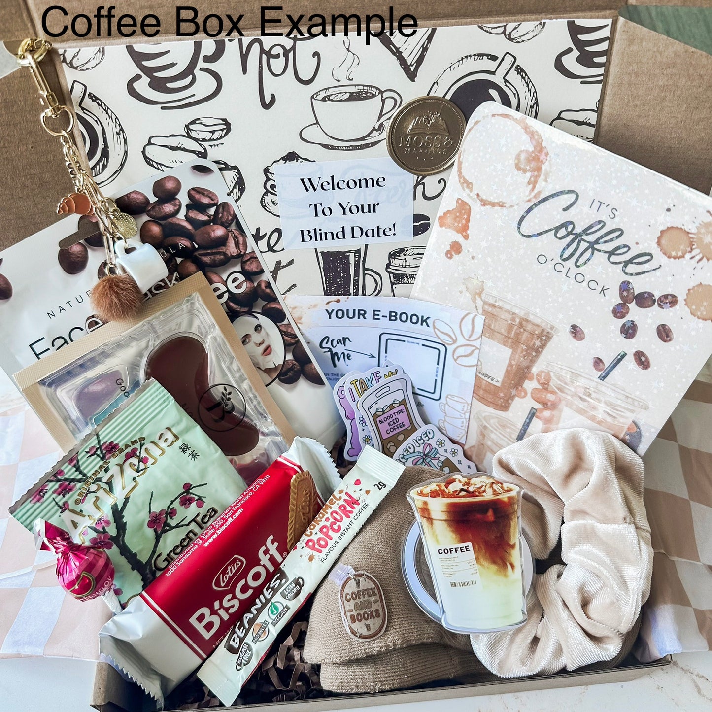 Limited Edition Themed Ultimate Cozy Kit: Blind Date with Kindle Accessories and E-Book Bundle Box
