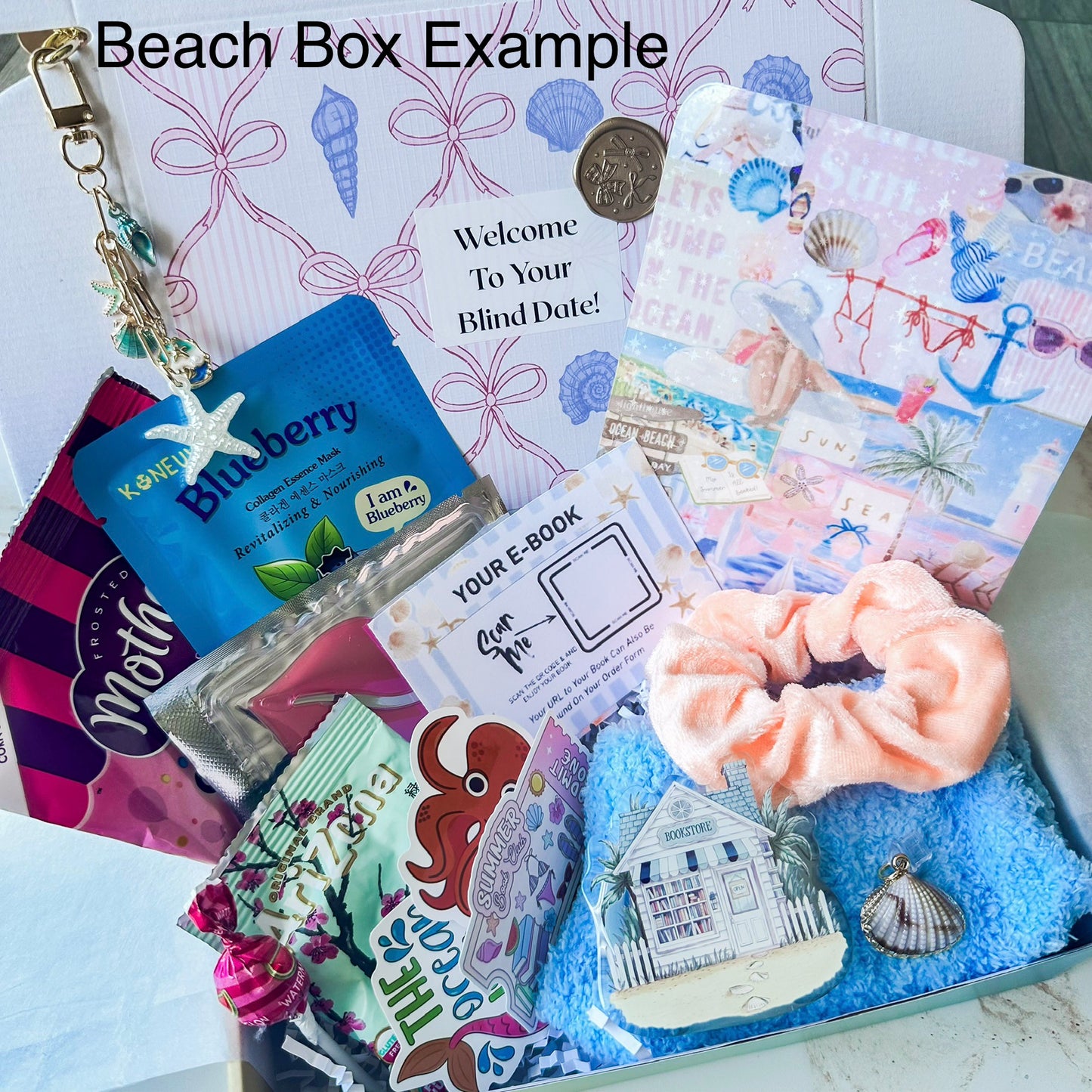 Limited Edition Themed Ultimate Cozy Kit: Blind Date with Kindle Accessories and E-Book Bundle Box