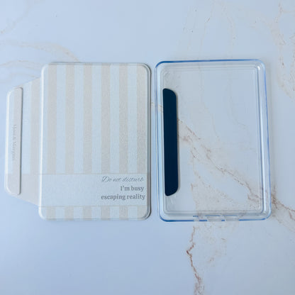 Moss & Margins Detachable Kindle Case With Hand Strap and Free Matching Insert