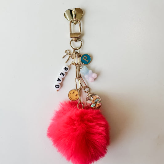 Girly Pop Pom-Pom E-reader Charm
