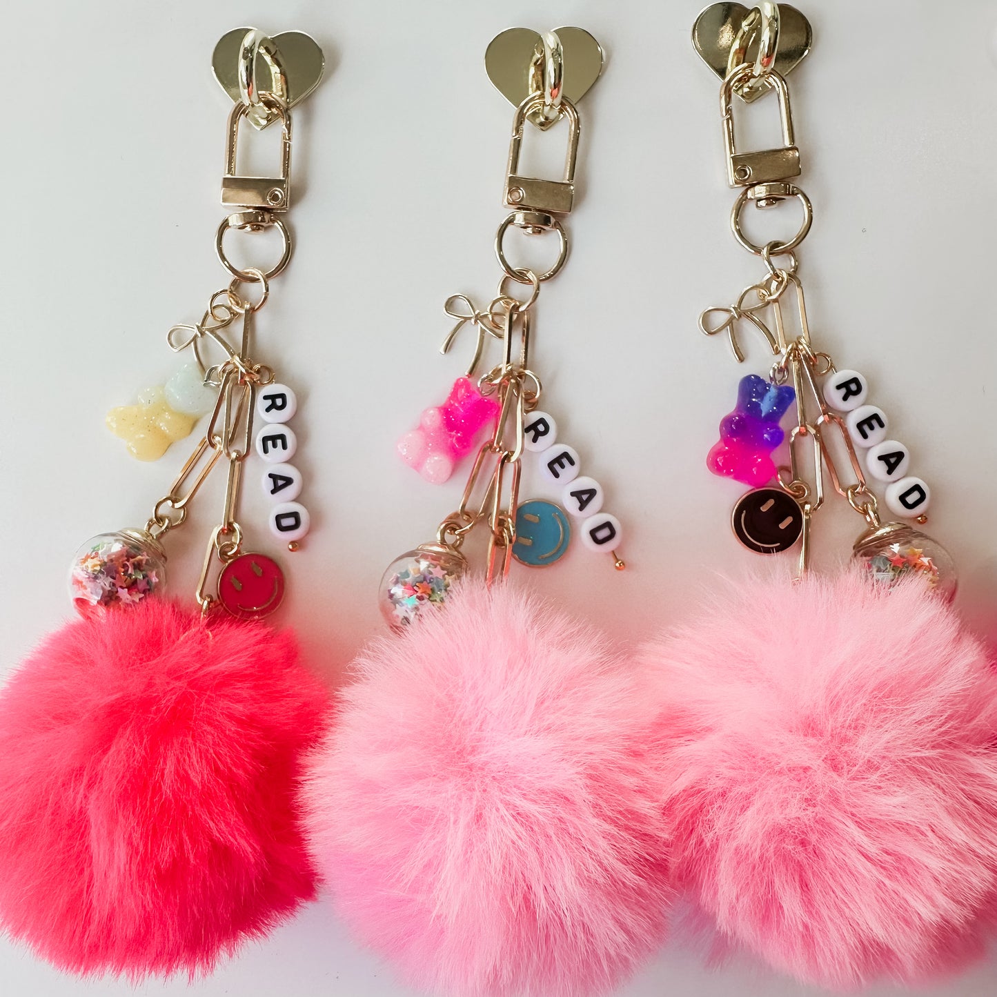 Girly Pop Pom-Pom E-reader Charm