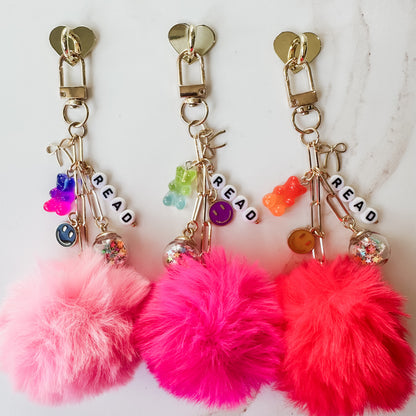 Girly Pop Pom-Pom E-reader Charm