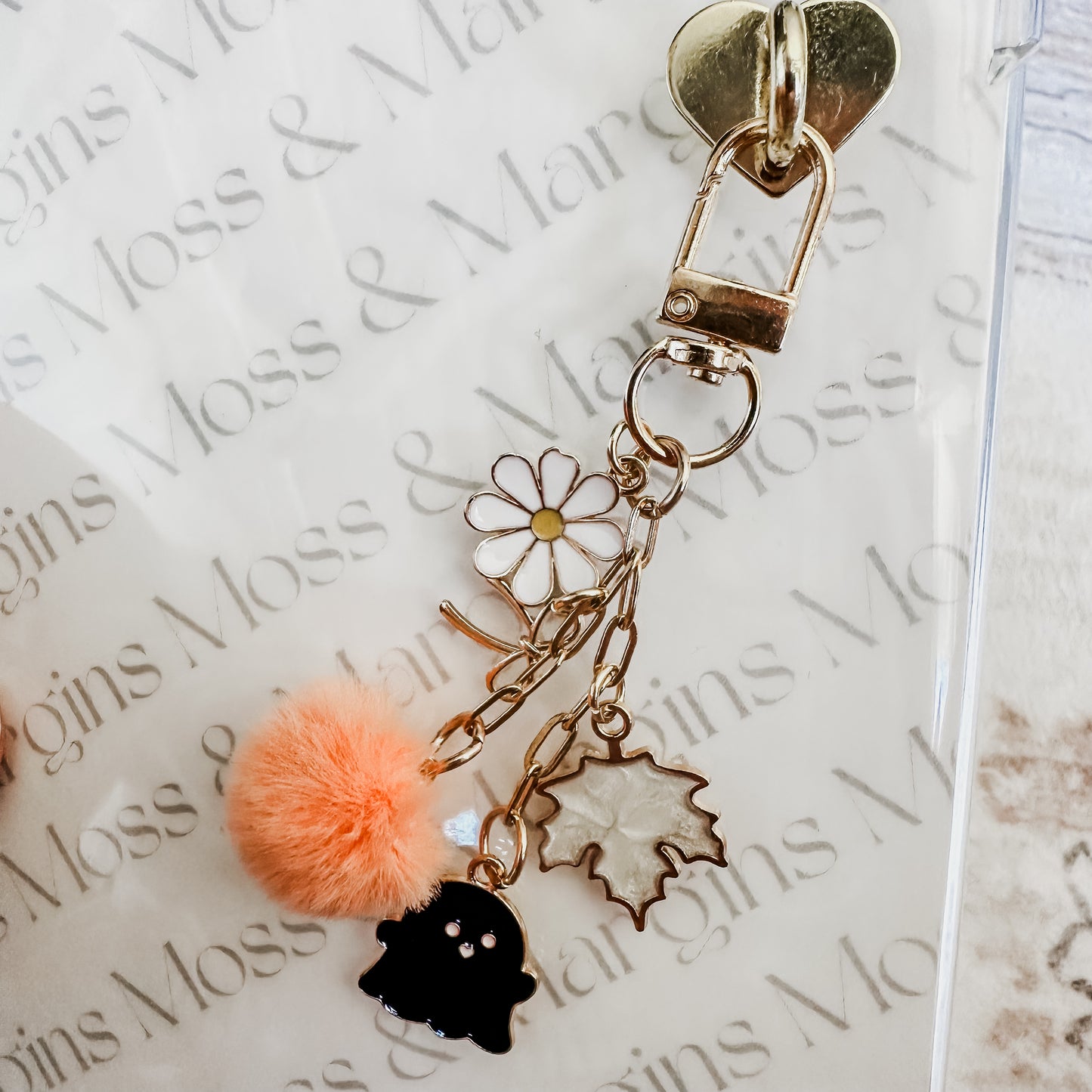 Autumn Wishes Mini E-reader Charm