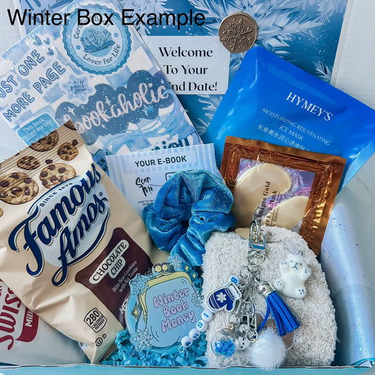 Winter Theme Limited Edition Ultimate Cozy Kit: Blind Date with Kindle Accessories and E-Book Bundle Box
