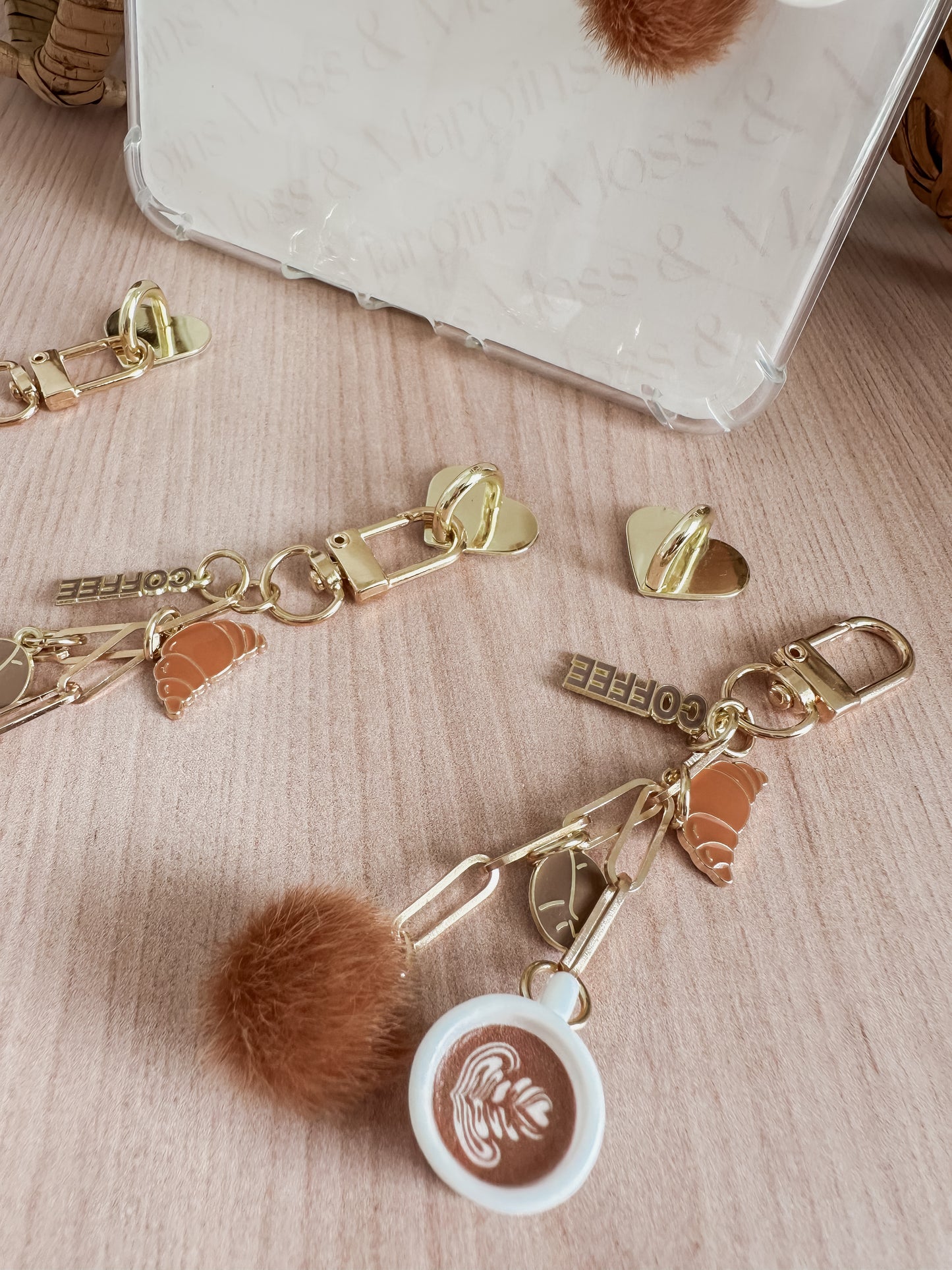 Coffee Addict E-reader Charm