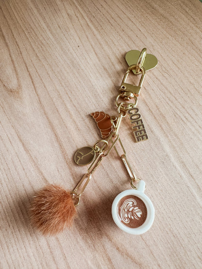 Coffee Addict E-reader Charm