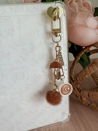 Coffee Addict E-reader Charm