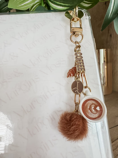 Coffee Addict E-reader Charm