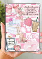 Pretty In Pink Kindle E-Reader Case Insert