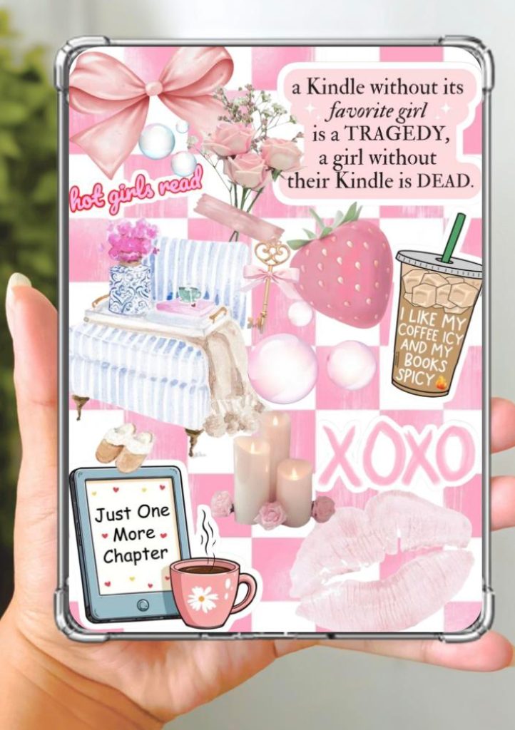 Pretty In Pink Kindle E-Reader Case Insert