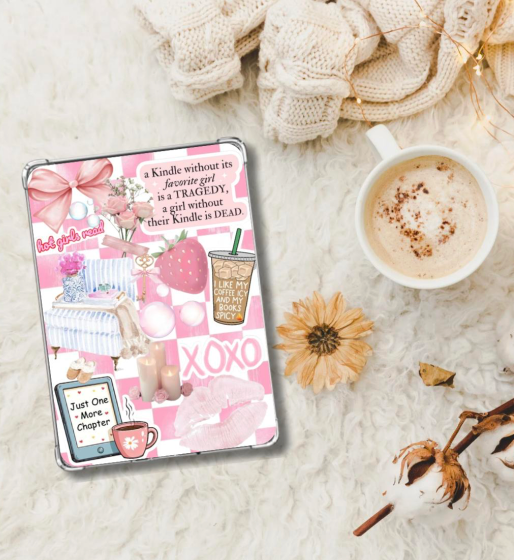 Pretty In Pink Kindle E-Reader Case Insert