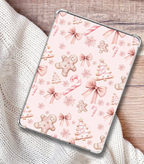 Pink Gingerbread Christmas Kindle E-Reader Case Insert