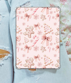 Pink Gingerbread Christmas Kindle E-Reader Case Insert
