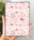 Pink Gingerbread Christmas Kindle E-Reader Case Insert