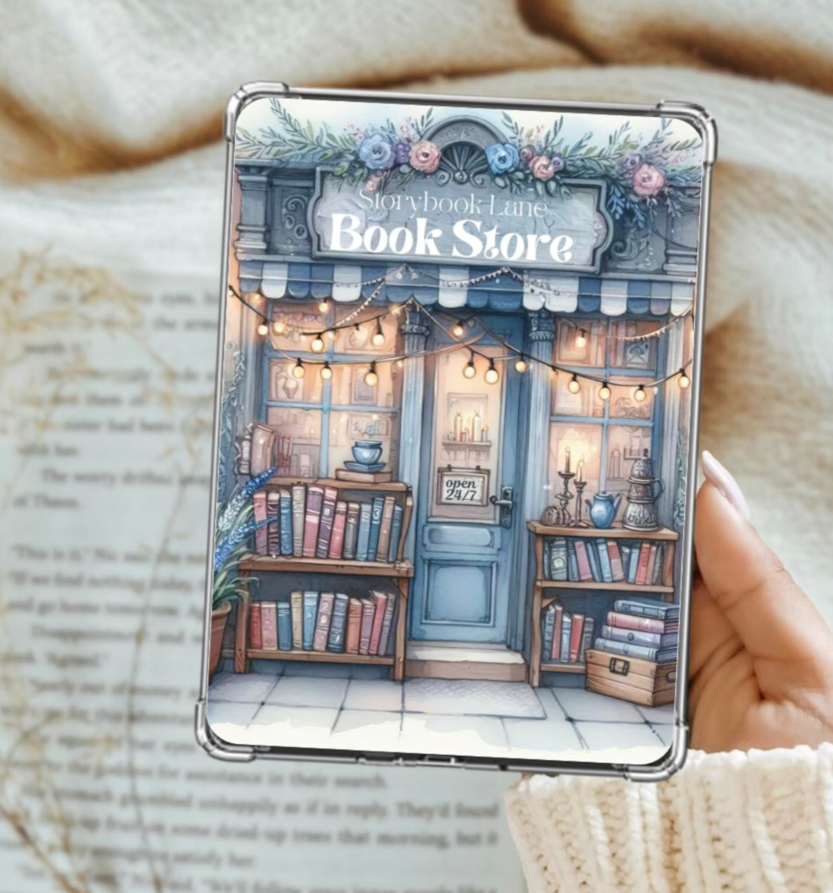 Storybook Lane Kindle E-Reader Case Insert