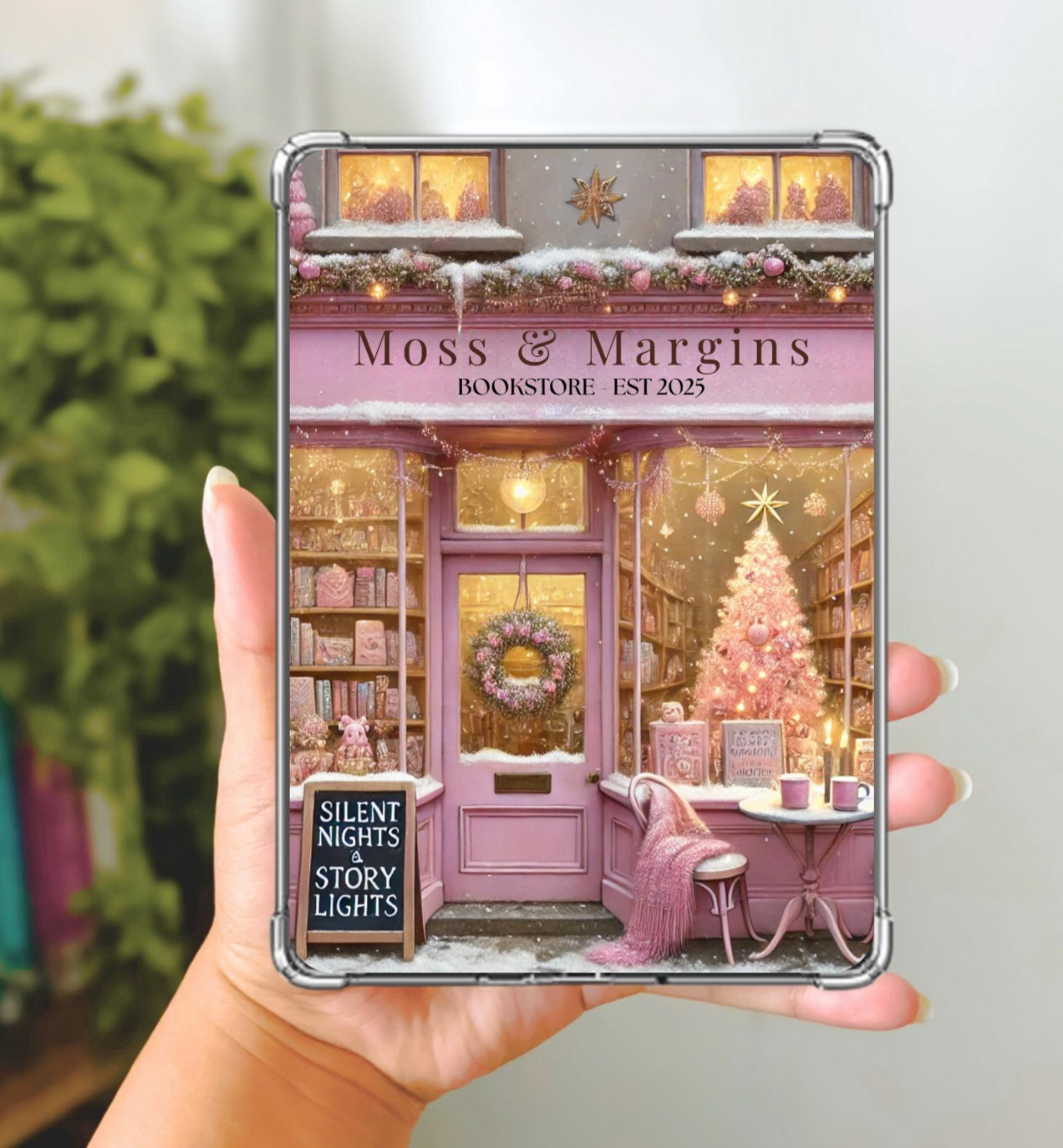 Holiday Sparkle Kindle E-Reader Case Insert